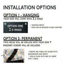 Address Sign / Moving Gift