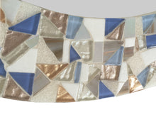 Oval Mosaic Mirror for Beach House, OVAL Mosaic Mirror, Green Street Mosaics