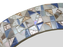 Oval Mosaic Mirror for Beach House, OVAL Mosaic Mirror, Green Street Mosaics