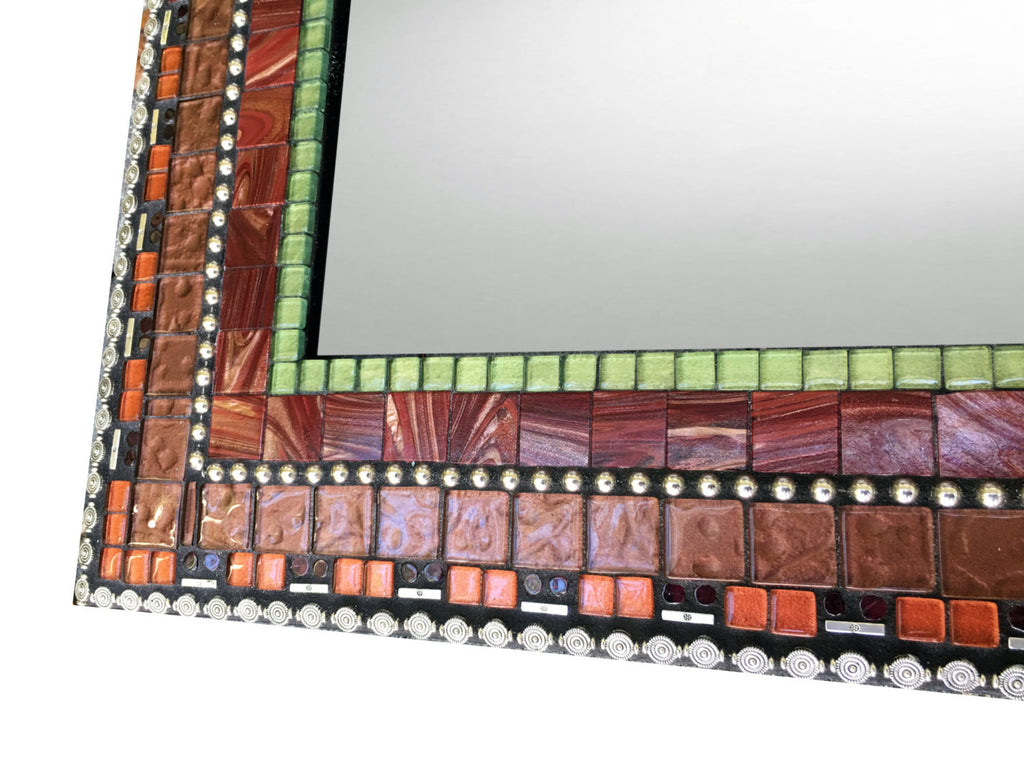 Mosaic Wall Mirror Green Street Mosaics