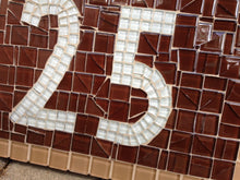Brown Address Sign, House Number Sign, Green Street Mosaics