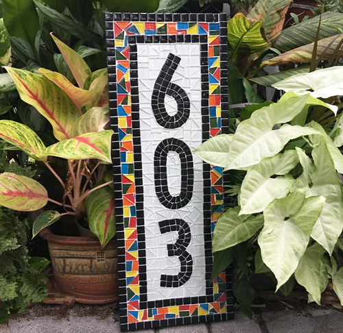 Whimsical Outdoor House Numbers