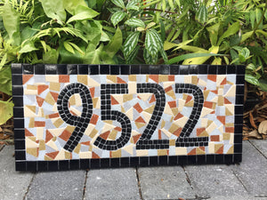 House Numbers, House Number Sign, Green Street Mosaics 