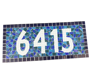 Moving Gift, House Number Sign, Green Street Mosaics 