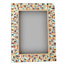 Rectangular Mosaic Mirror, Rectangular Mosaic Mirror, Green Street Mosaics 