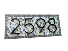Beach House Address Sign, House Number Sign, Green Street Mosaics 