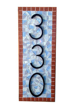Mosaic House Number Plaque, House Number Sign, Green Street Mosaics 