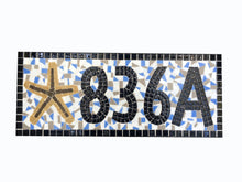 Address Sign for Apartment or Condo, House Number Sign, Green Street Mosaics 