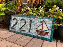 Address Sign With Sailboat